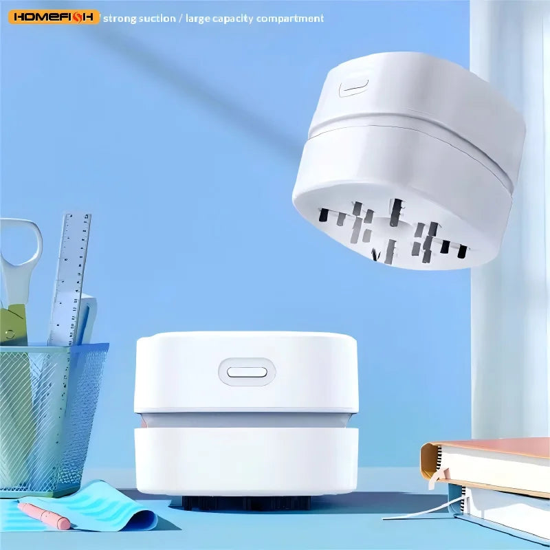 2025 Handheld Desktop Vacuum Cleaner High Suction Portable Car Pencil Cleaner for Students New Model