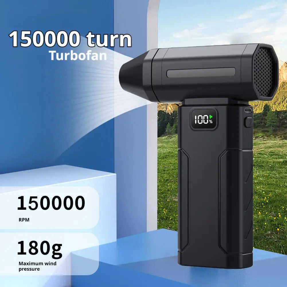 X8 Brushless Turbo Jet Fan Blower 150000RPM Powerful Electric Air Blower Vacuum Dust Cleaner Portable Dust Cleaner Violent Fan